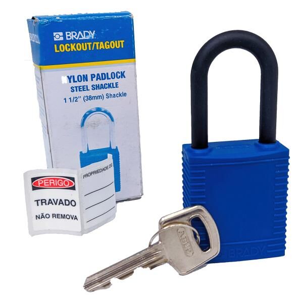 Cadeado de Bloqueio Haste Plástica 6,3 x 38 mm Tagout