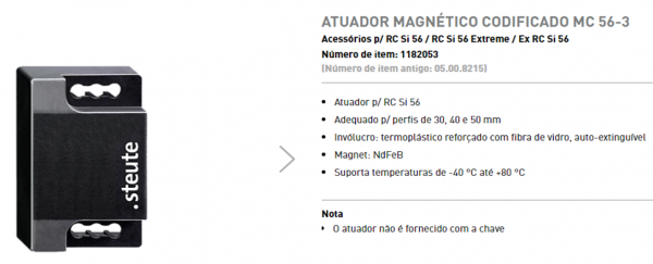 ATUADOR MAGNETICO MC 56-3