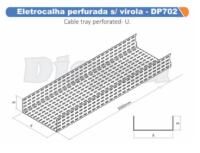 Eletrocalha Perf 100X50Mm Ge Ch24 S/Virola Dispan Dp702 MFR-11905