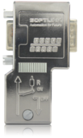 CONECTOR PROFIBUS 90 GRAUS; PLASTICO ABS METALIZADO; COM PG300-972-BB1200 014.20.0021