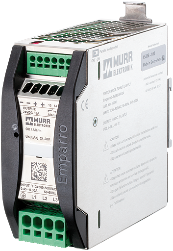 ME85690 | FONTE EMPARRO 3X360 500 24V 5A | Murrelektronik